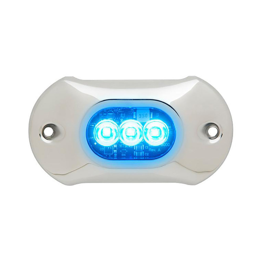 Attwood LightArmor HPX Underwater Light - 3 LED  Blue - Deckhand Marine Supply