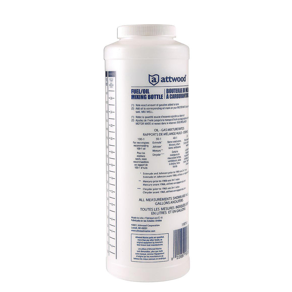 Attwood Fuel/Oil Mixing Bottle - Deckhand Marine Supply