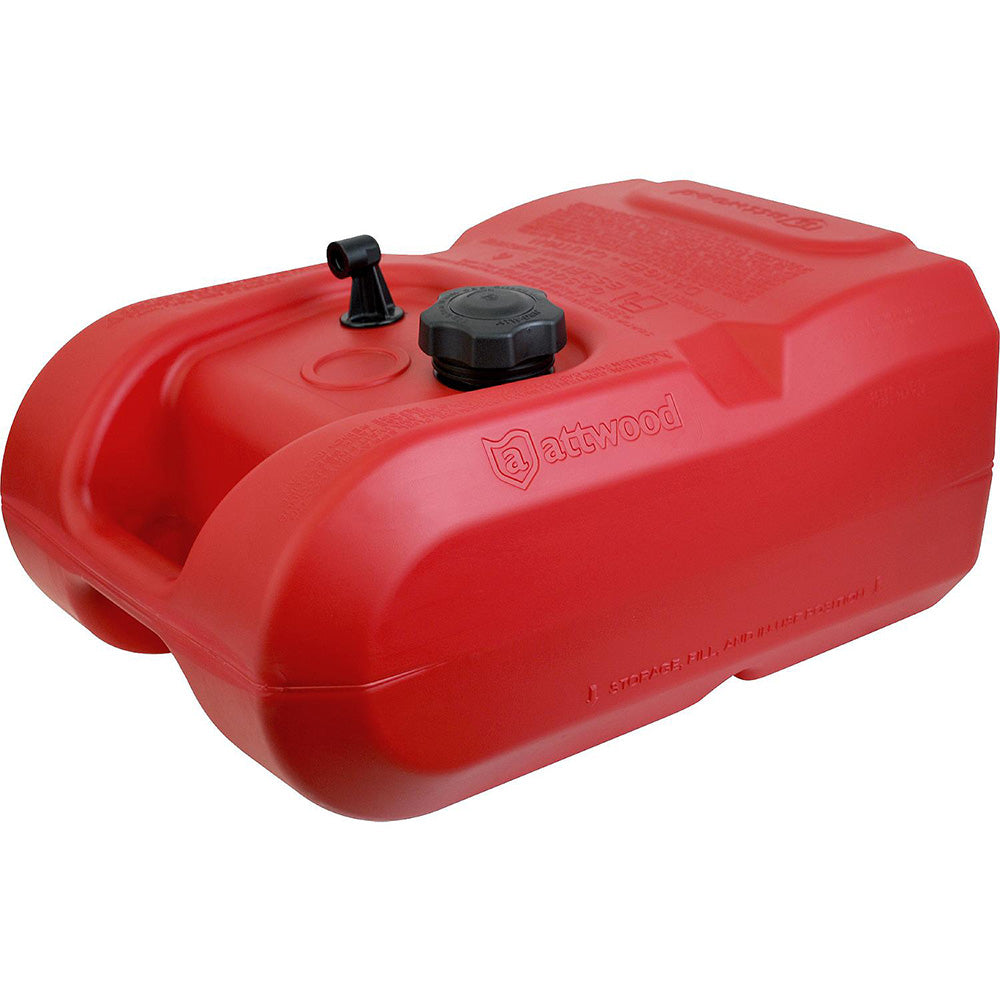 Attwood Portable Fuel Tank - 3 Gallon w/o Gauge - Deckhand Marine Supply