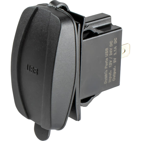 Sea-Dog USB  USB-C Rocker Switch Style Power Socket - Deckhand Marine Supply