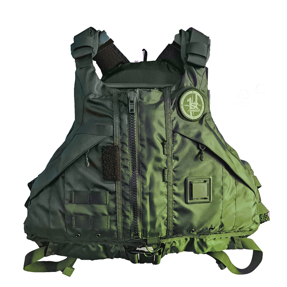 First Watch AV-1000 Kayak Style Duty PFD - Green - XL/XXL - Deckhand Marine Supply