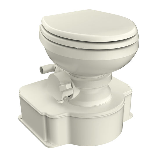 Dometic Bone M65 Marine Gravity Toilet - Elongated Seat Size w/Foot Pedal - Deckhand Marine Supply