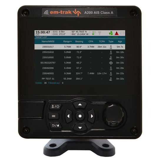 em-trak A200 Class A AIS Transceiver - Deckhand Marine Supply