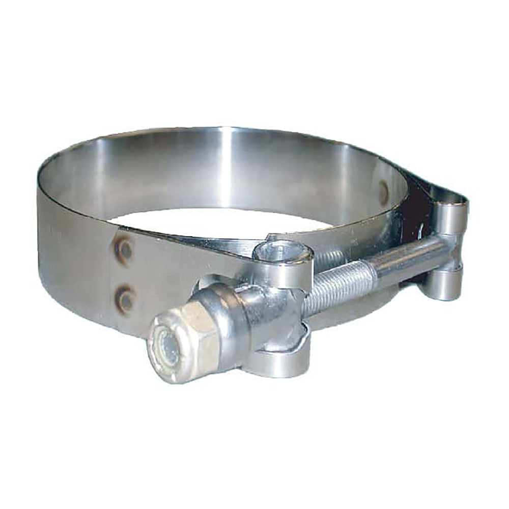 Trident Marine 316 SS T-Bolt Clamp - 3/4" Band - 4.37"-4.94" Range - 10-Pack - Deckhand Marine Supply