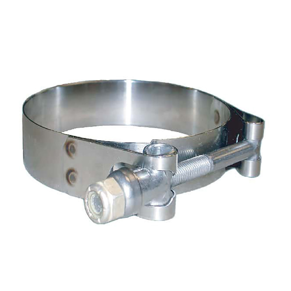 Trident Marine 316 SS T-Bolt Clamp - 3/4" Band - 5.28"-5.59" Range - 10-Pack - Deckhand Marine Supply