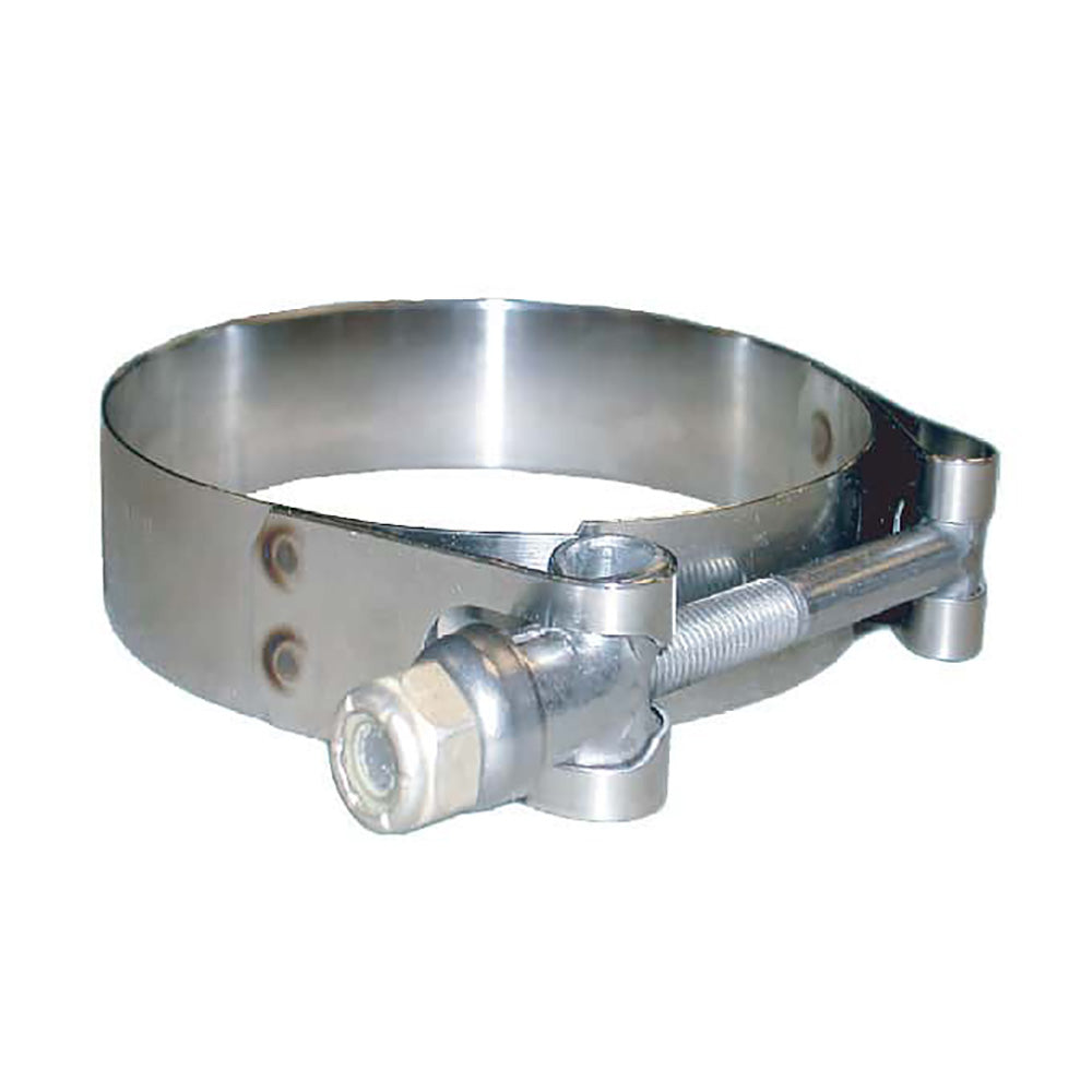 Trident Marine 316 SS T-Bolt Clamp - 3/4" Band - 5.37"-5.94" Range - 10-Pack - Deckhand Marine Supply