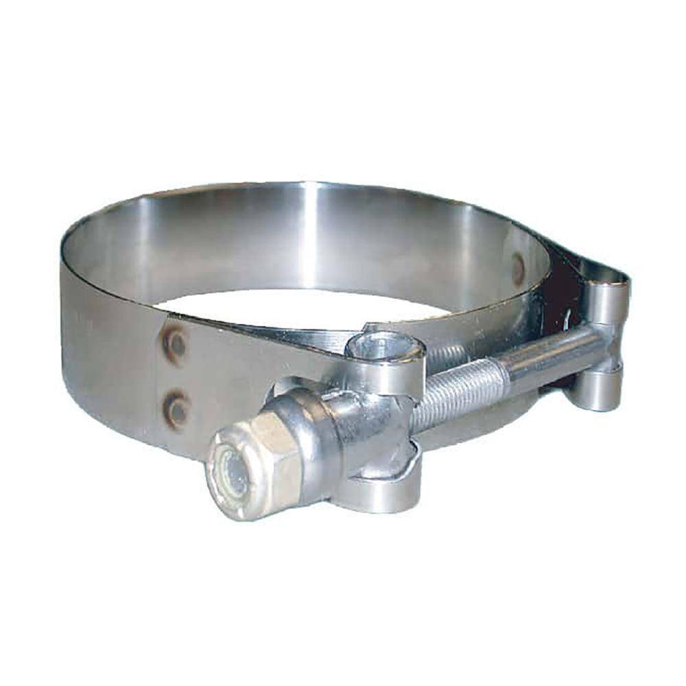 Trident Marine 316 SS T-Bolt Clamp - 3/4" Band - 6.30"-6.74" Range - 10-Pack - Deckhand Marine Supply