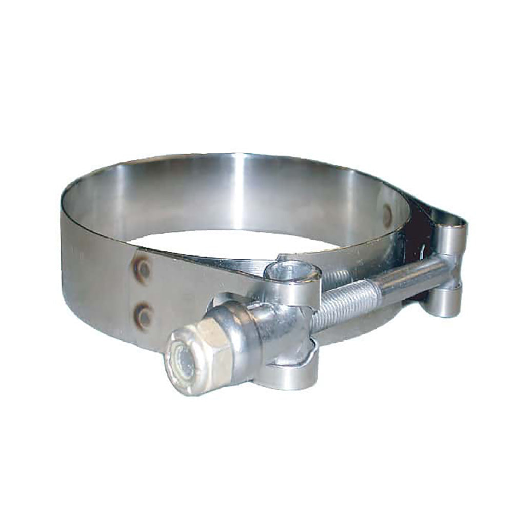 Trident Marine 316 SS T-Bolt Clamp - 3/4" Band - 6.53"-7.10" Range - 10-Pack - Deckhand Marine Supply