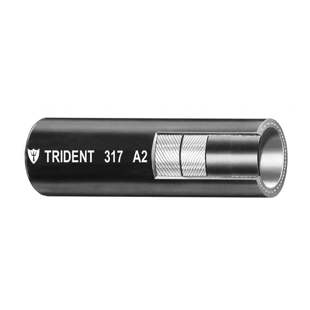 Trident Marine 5/8 A2 Fuel  Vent Line Hose - Black - Sold by the Foot - Deckhand Marine Supply