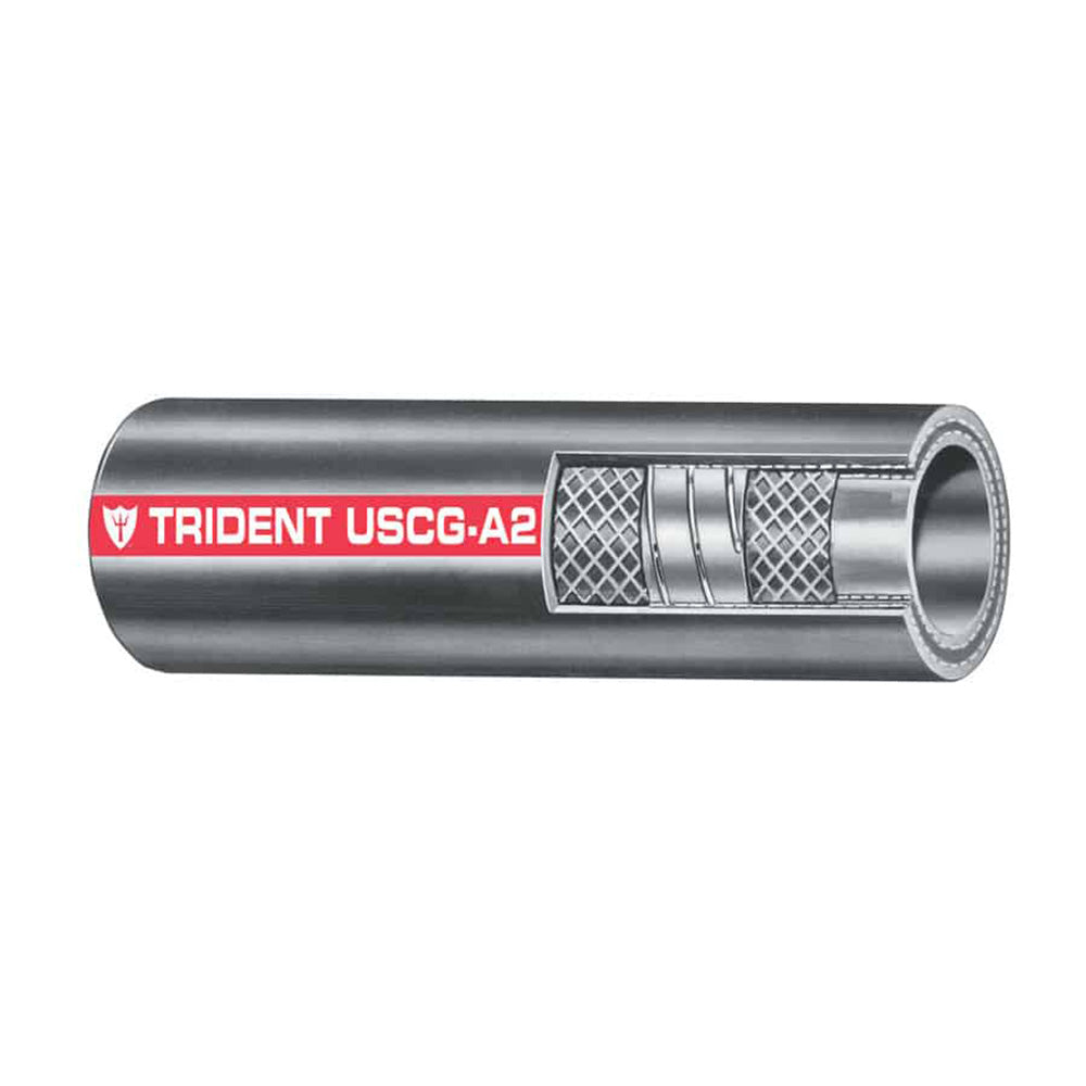 Trident Marine 2" x 50 Coil Type A2 Fuel Fill Hose - Deckhand Marine Supply