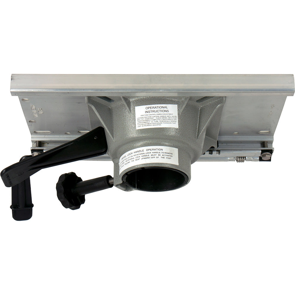 Springfield Trac-Lock Swivel/Slide Non-Locking Mount f/2-7/8" Post - Deckhand Marine Supply