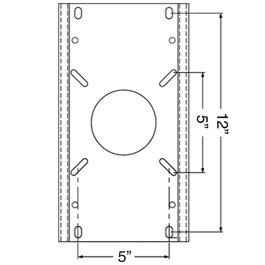 Springfield Trac-Lock Swivel/Slide Non-Locking Mount f/2-7/8" Post - Deckhand Marine Supply