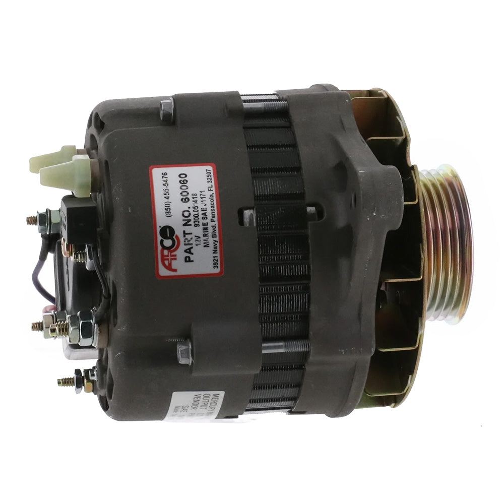 ARCO Marine Premium Replacement Alternator w/Multi-Groove Serpentine Pulley - 12V  65A - Deckhand Marine Supply