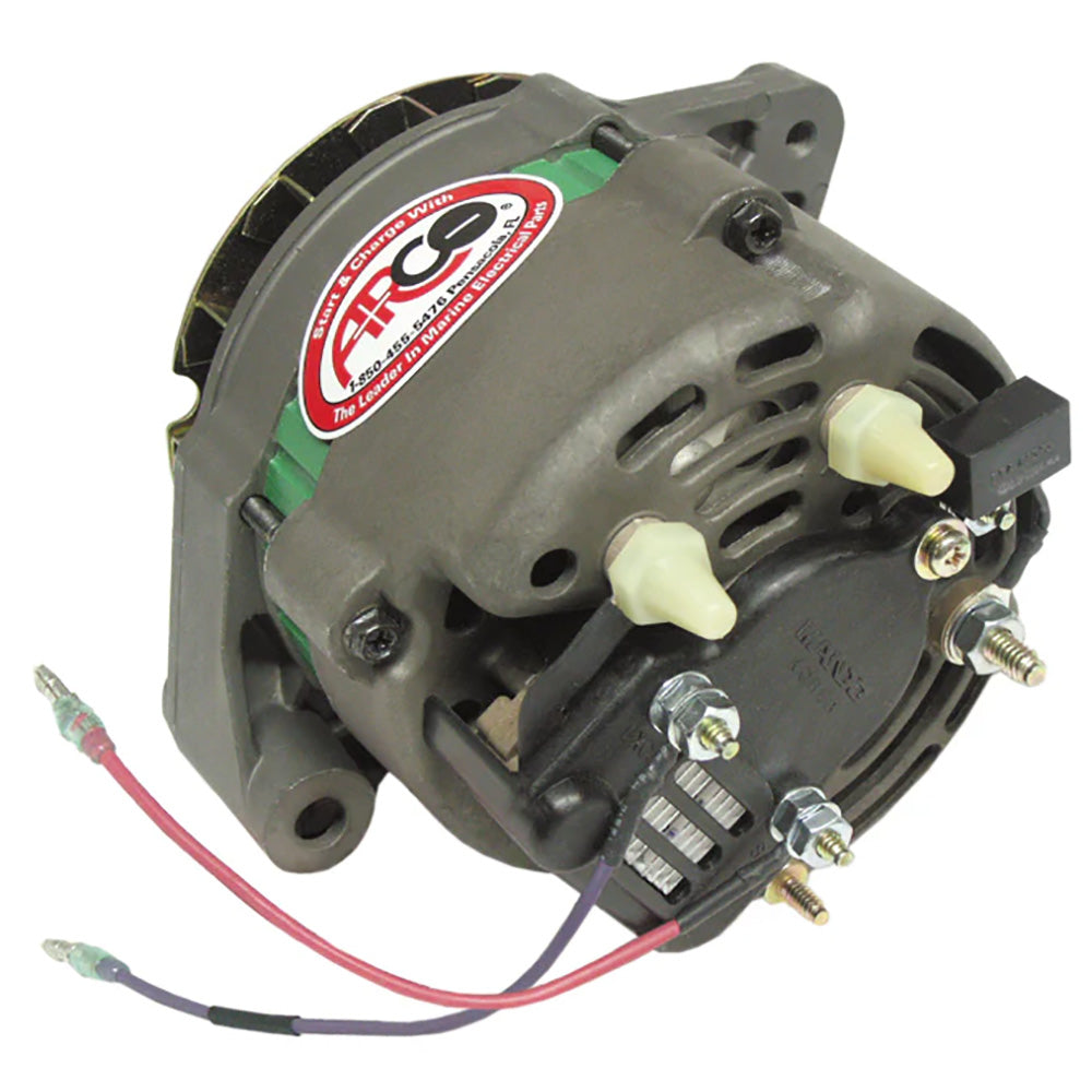ARCO Marine Premium Replacement Alternator w/Multi-Groove Serpentine Pulley - 12V  65A - Deckhand Marine Supply