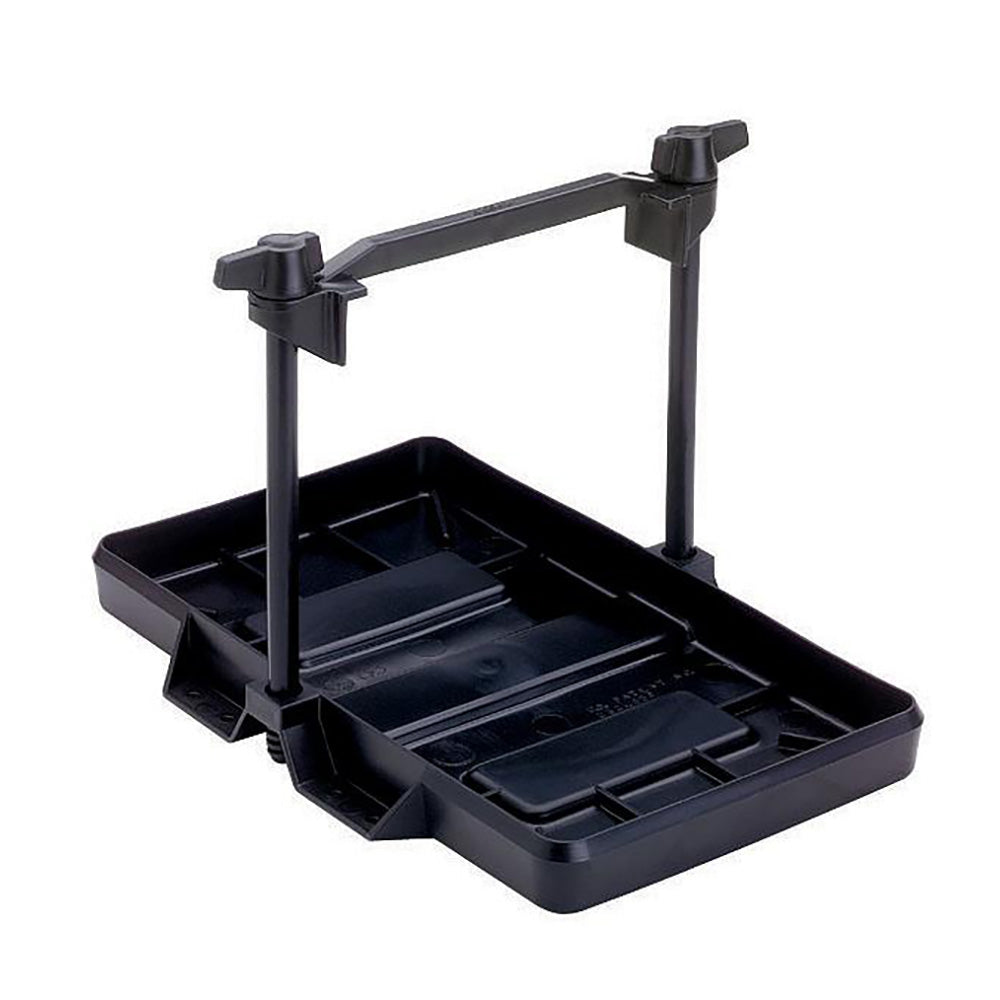 Attwood Low Profile Group 27 Adjustable Battery Tray - Deckhand Marine Supply