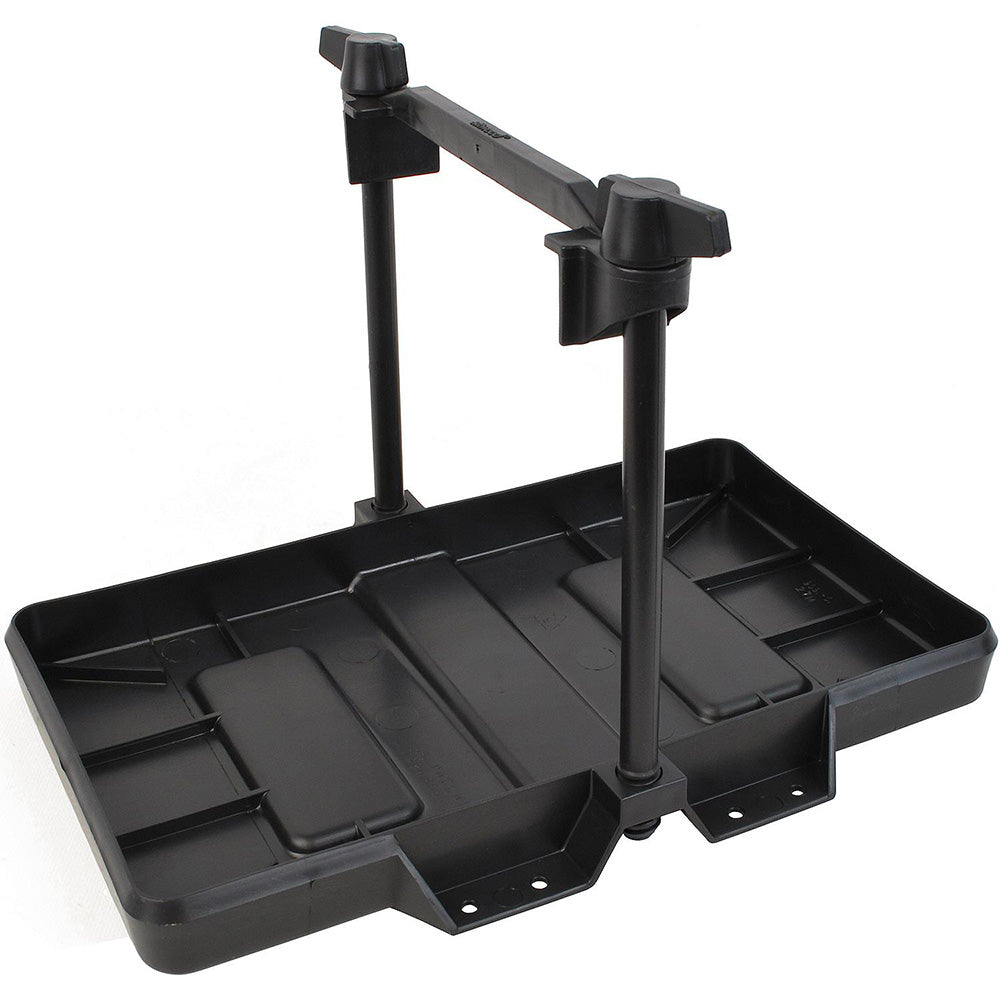 Attwood Low Profile Group 27 Adjustable Battery Tray - Deckhand Marine Supply