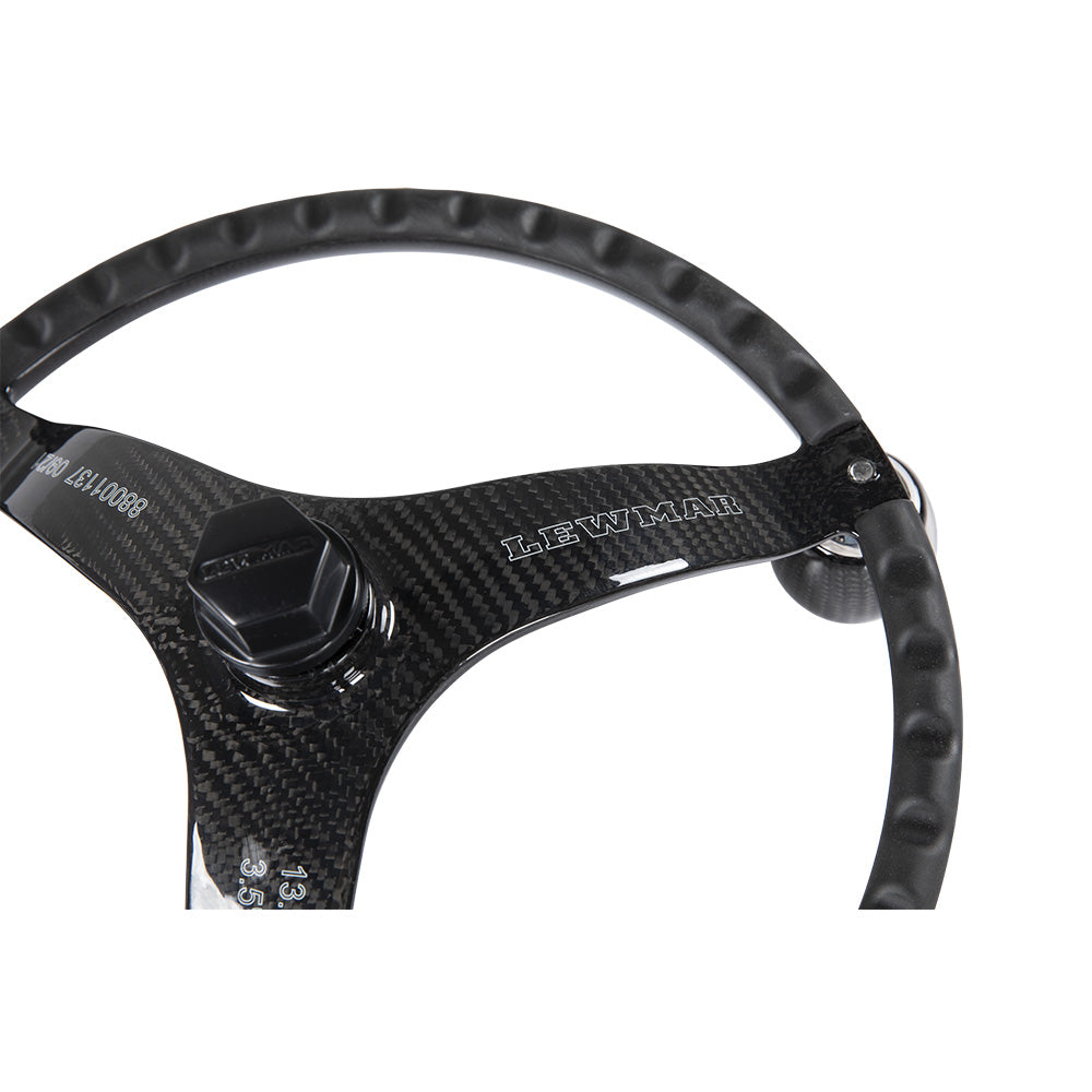 Lewmar Power Grip Carbon Fiber Wheel - Deckhand Marine Supply