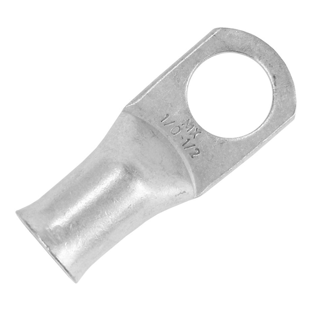 Pacer Tinned Lug 1/0 AWG - 1/2" Stud Size - 10 Pack - Deckhand Marine Supply