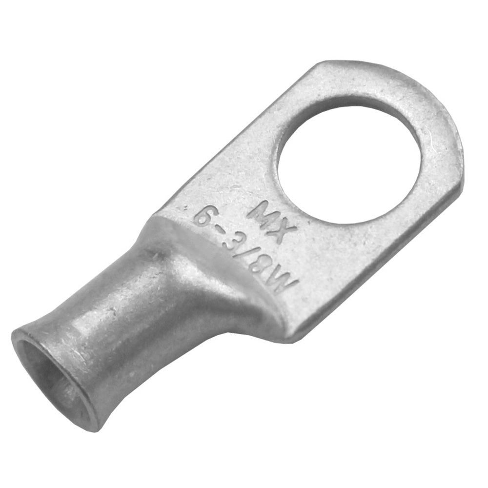 Pacer Tinned Lug 6 AWG - 3/8" Stud Size - 2 Pack - Deckhand Marine Supply