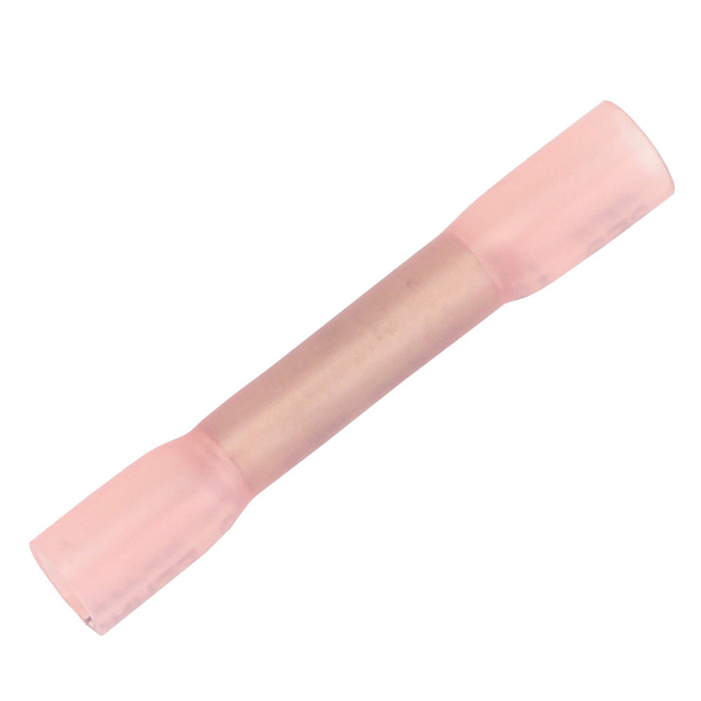 Pacer 22-18 AWG Heat Shrink Butt Connector - 25 Pack - Deckhand Marine Supply