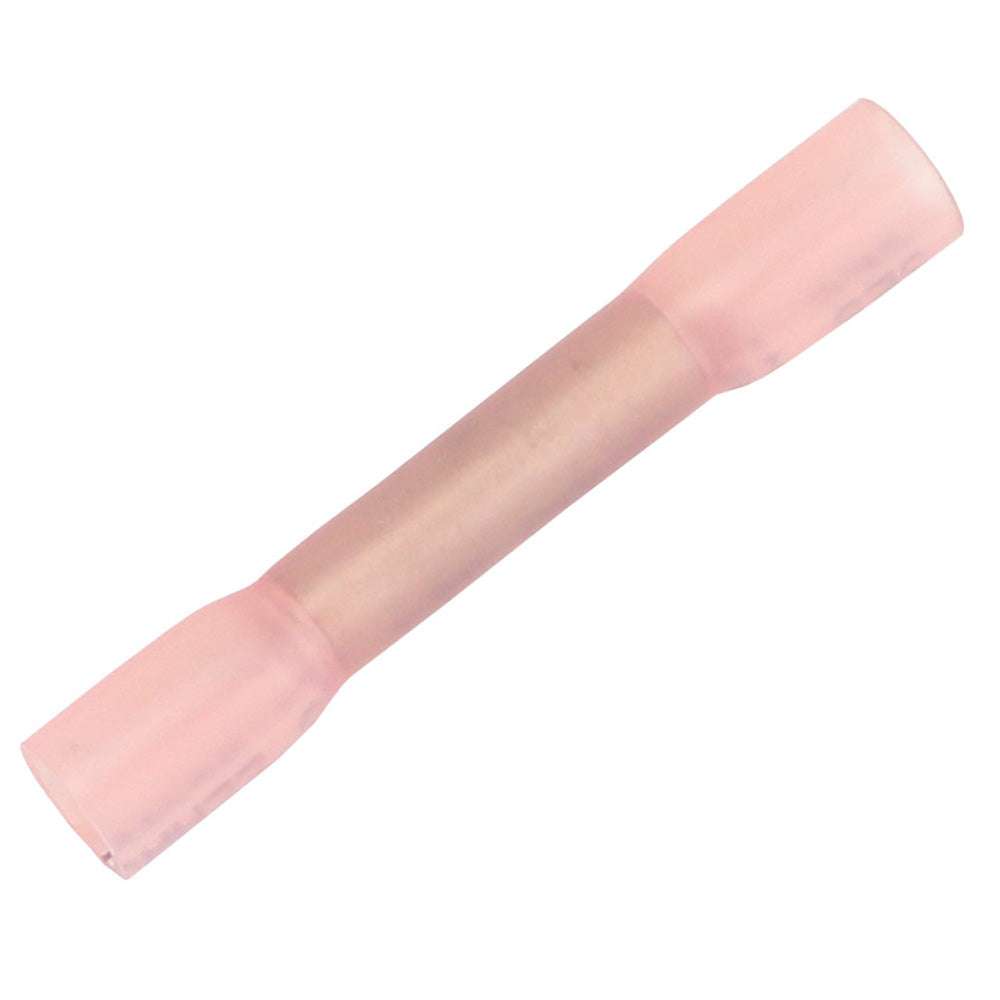 Pacer 22-18 AWG Heat Shrink Butt Connector - 100 Pack - Deckhand Marine Supply