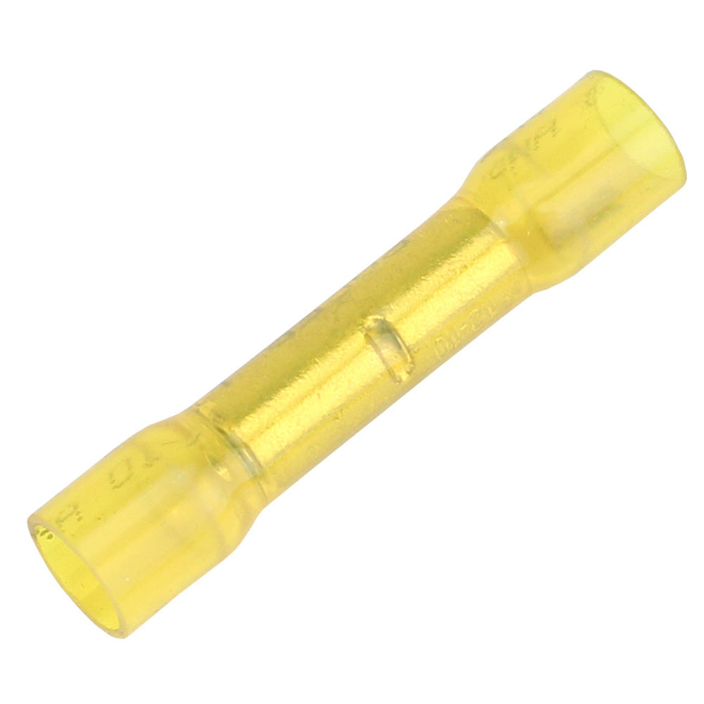 Pacer 12-10 AWG Heat Shrink Butt Connector - 25 Pack - Deckhand Marine Supply