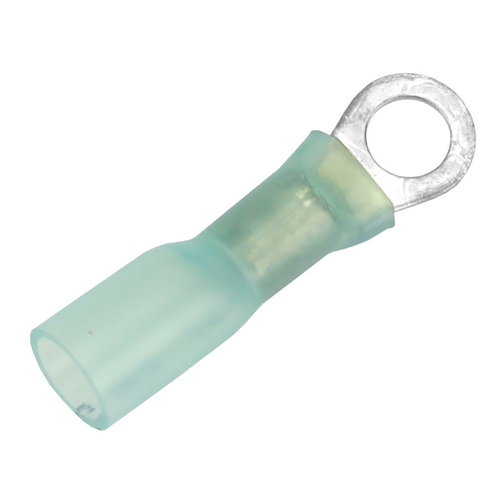 Pacer 16-14 AWG Heat Shrink Ring Terminal - #10 Stud Size - 25 Pack - Deckhand Marine Supply