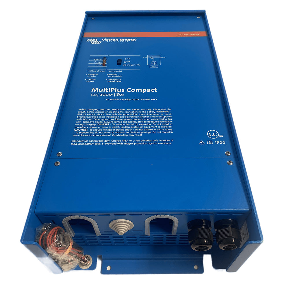 Victron MultiPlus Compact 12/2000/80-150 120V VE.Bus UL Approved - Deckhand Marine Supply