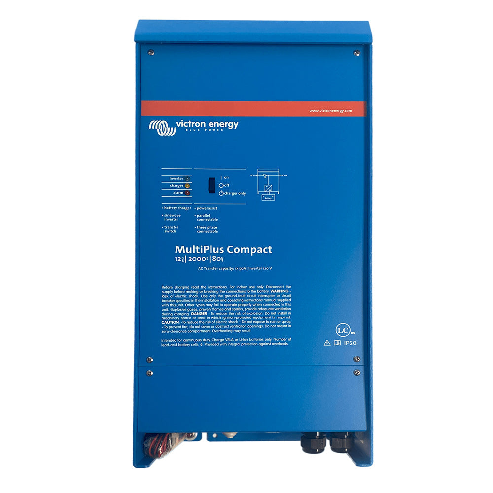 Victron MultiPlus Compact 12/2000/80-150 120V VE.Bus UL Approved - Deckhand Marine Supply