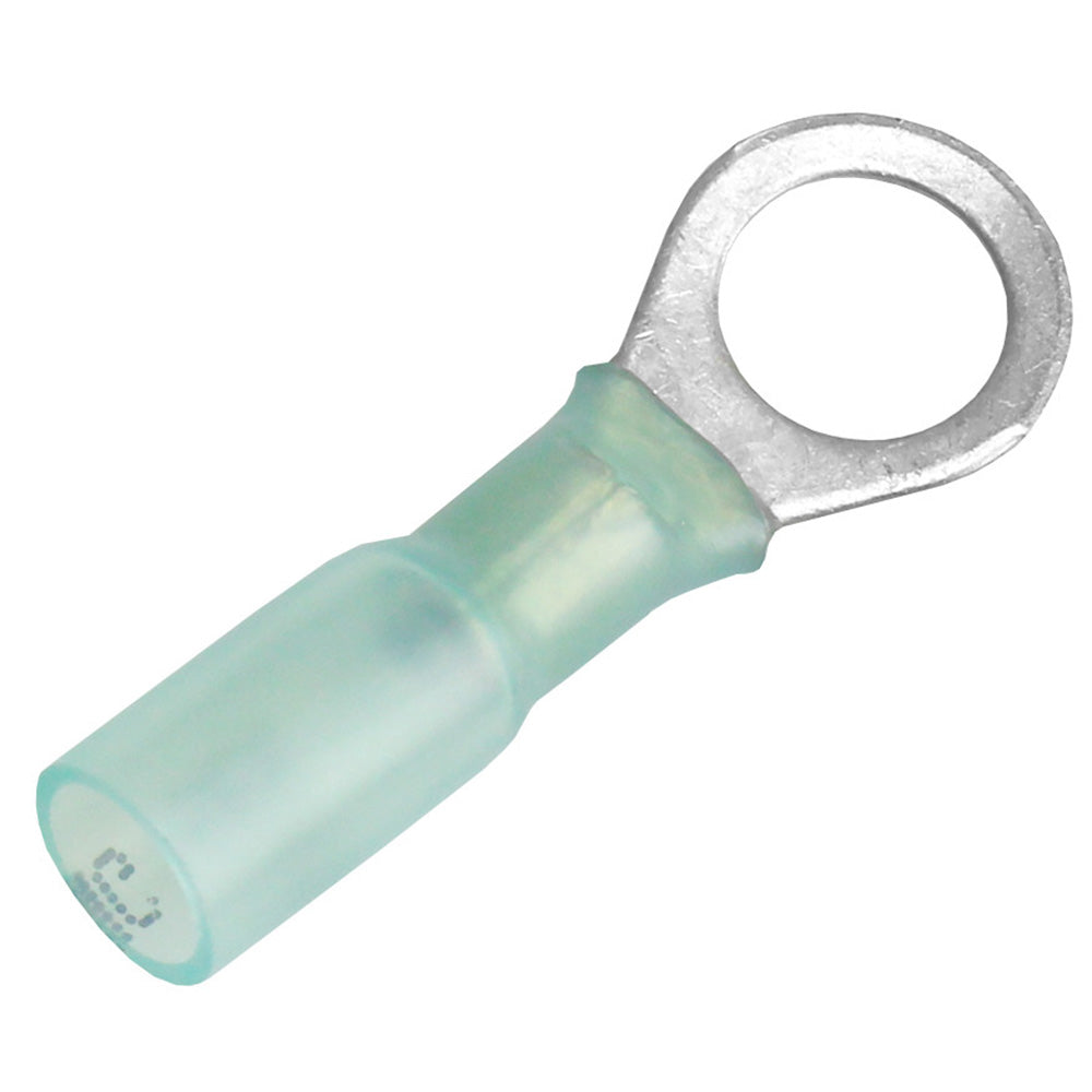 Pacer 16-14 AWG Heat Shrink Ring Terminal - 5/16" Stud Size - 25 Pack - Deckhand Marine Supply
