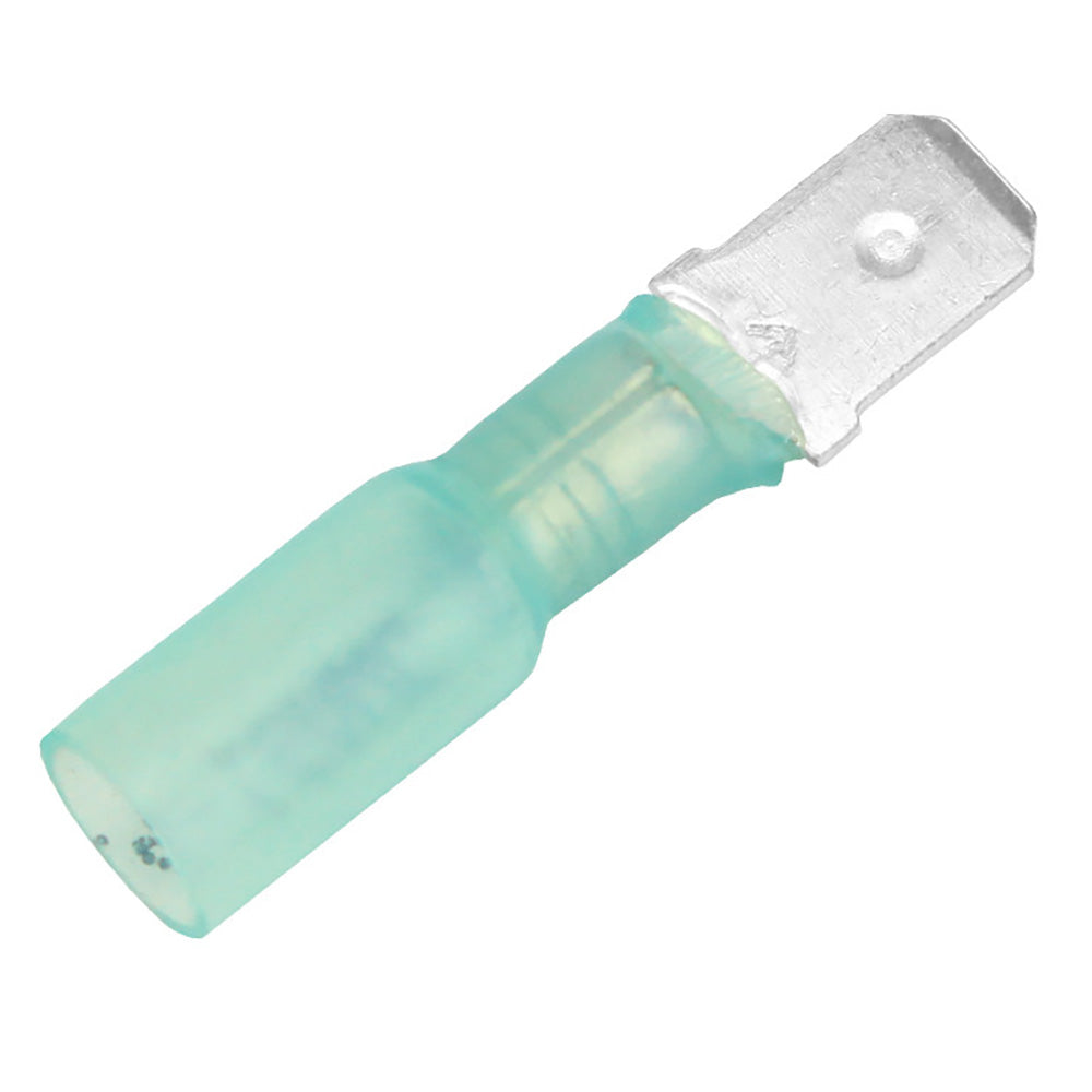 Pacer 16-14 AWG Heat Shrink Male Disconnect - 100 Pack - Deckhand Marine Supply