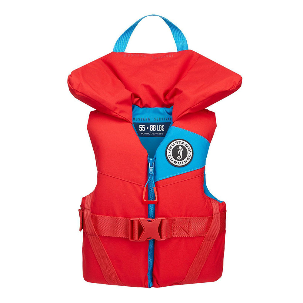 Mustang Lil Legends Youth Foam - Imperial Red - Youth - Deckhand Marine Supply