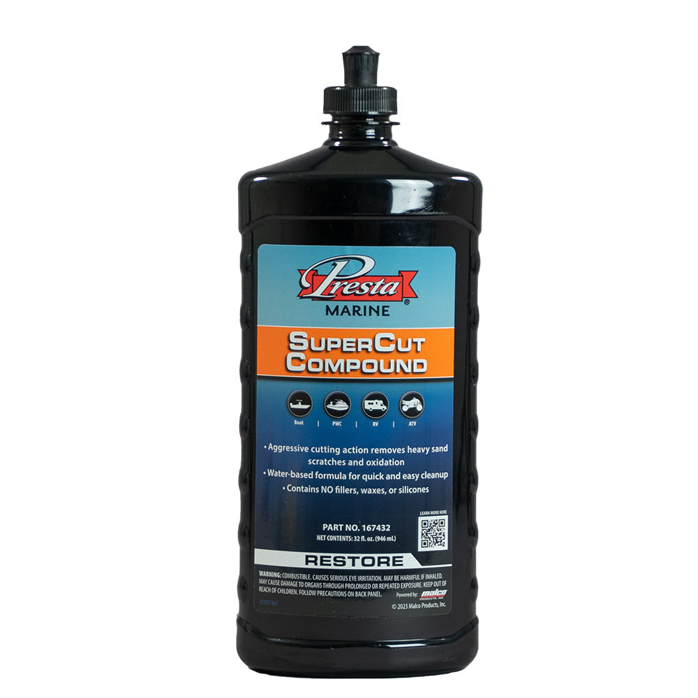 Presta Super Cut Compound - 32 fl oz - Deckhand Marine Supply