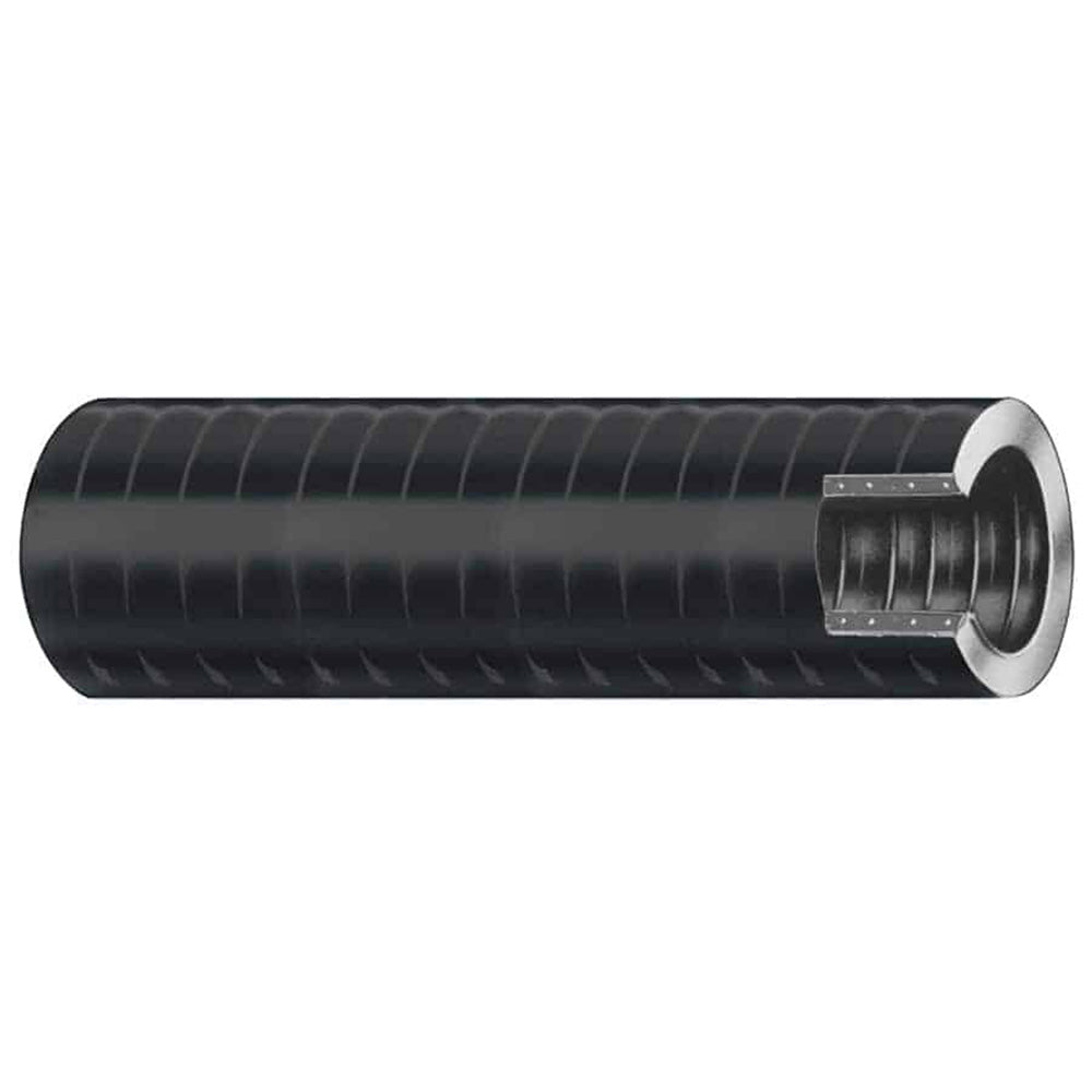 Trident Marine 1-1/2" VAC XHD Bilge  Live Well Hose - Hard PVC Helix - Black - Sold by the Foot - Deckhand Marine Supply