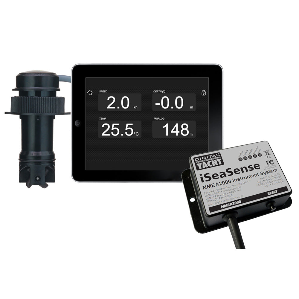 Digital Yacht iSeaSense Wireless Speed Depth Temp Pack - Deckhand Marine Supply