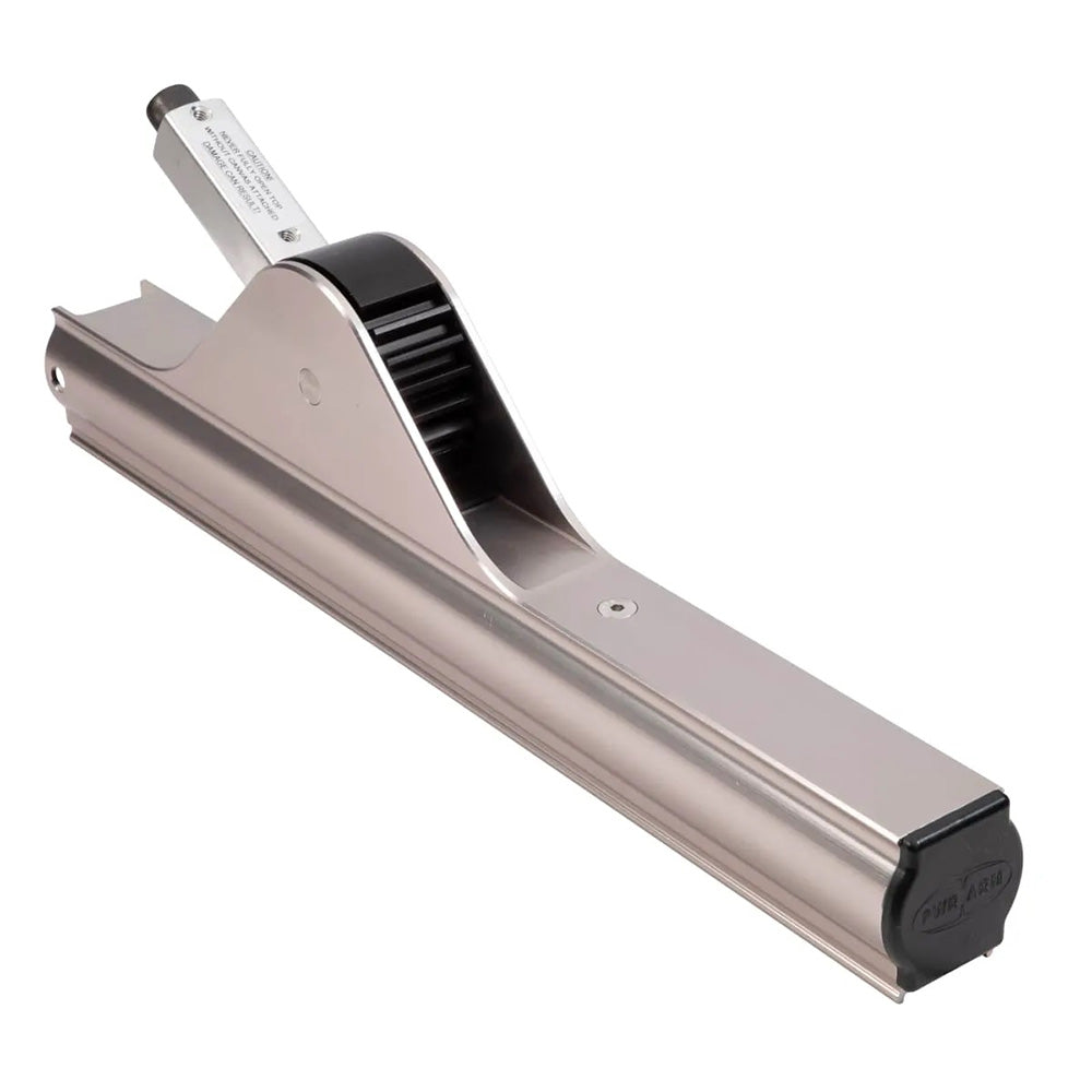 SureShade Power Pontoon Bimini Top Actuator - Clear (Silver Anodized Alloy) - Deckhand Marine Supply