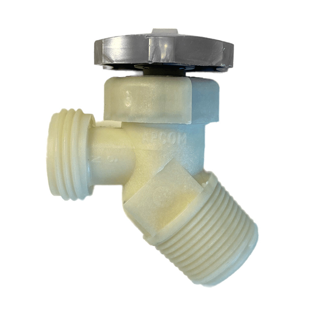 Whale 3/4" Hot Water Heater Drain Valve - Deckhand Marine Supply