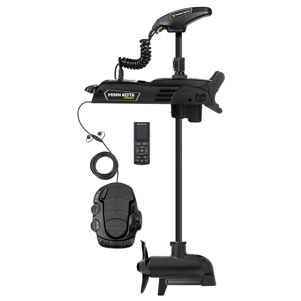 Minn Kota Terrova QUEST 90/115 Trolling Motor w/Wireless Remote - MEGA Down/Side Imaging - 24/36V - 90/115LBS - 45" - Deckhand Marine Supply